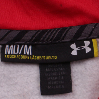 Mens UK Size M Under armour Grey Full Zip Hoodie