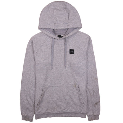 Mens UK Size M Under armour Grey Pullover Hoodie