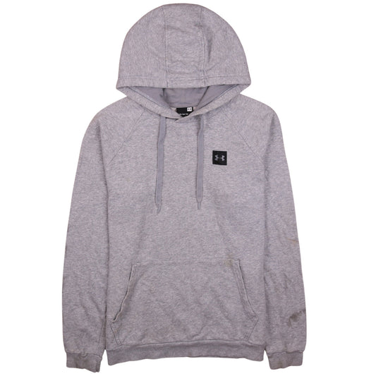 Mens UK Size M Under armour Grey Pullover Hoodie