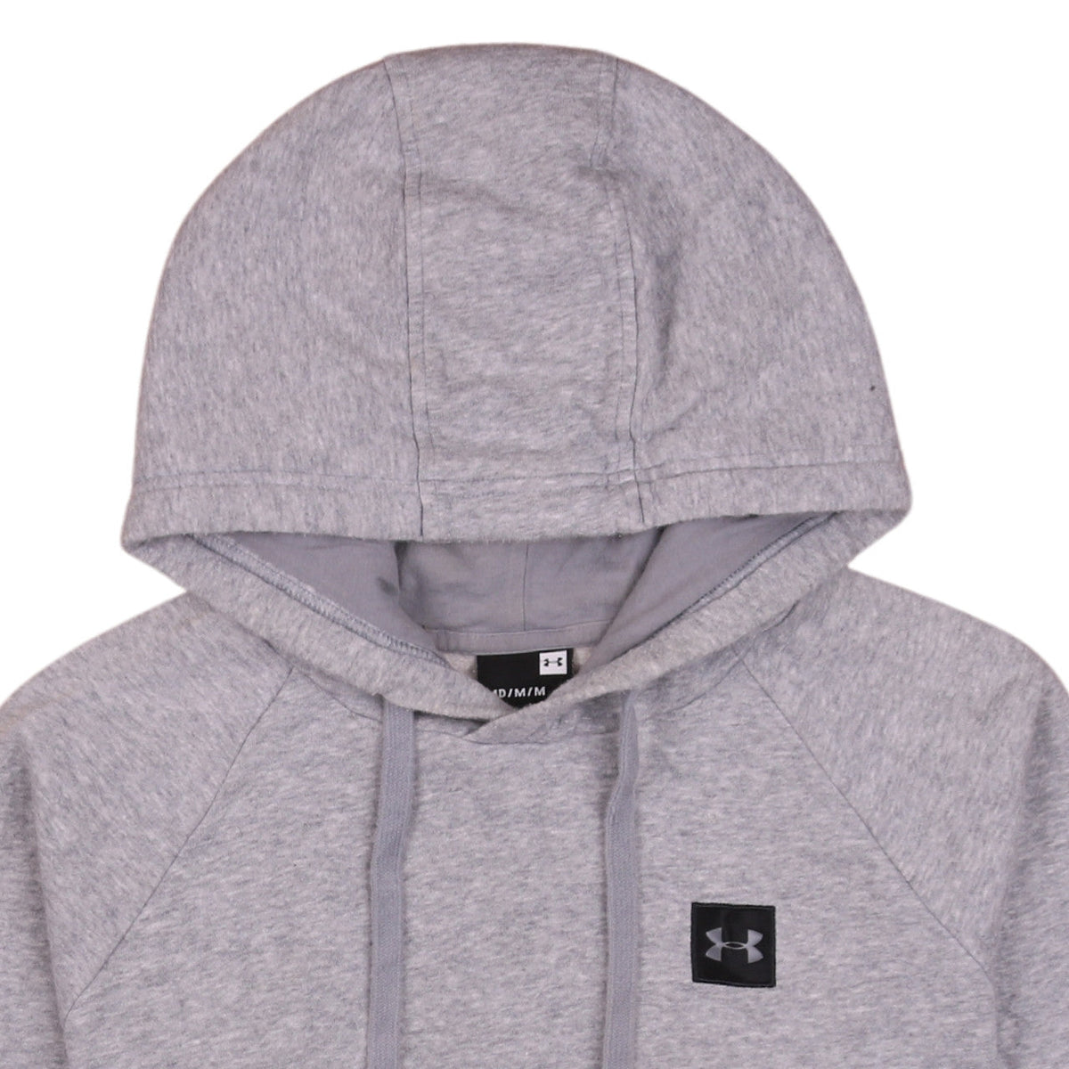 Mens UK Size M Under armour Grey Pullover Hoodie