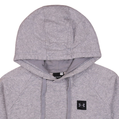 Mens UK Size M Under armour Grey Pullover Hoodie