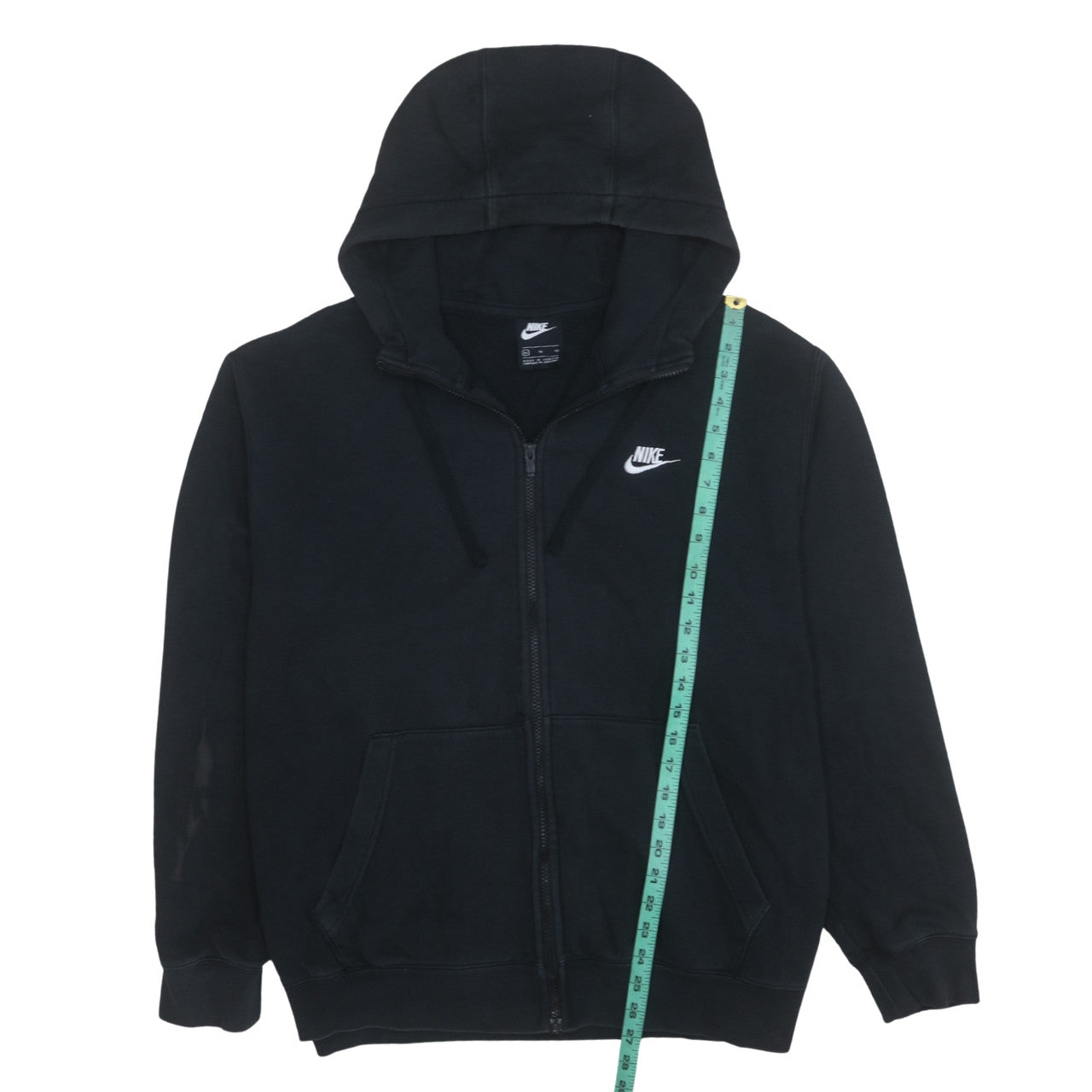 Mens UK Size XL Nike Black Full Zip Hoodie