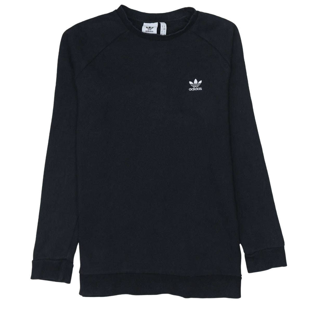 Adidas Men's Black Pullover Crew Neck Sweatshirt M Regular Fit