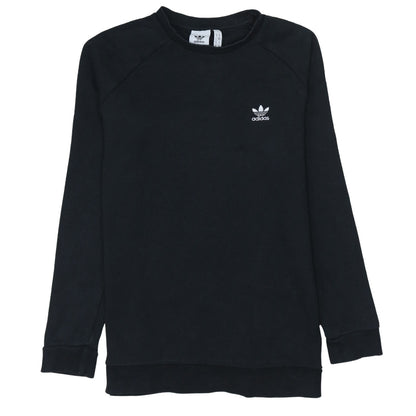 Adidas Men's Black Pullover Crew Neck Sweatshirt M Regular Fit
