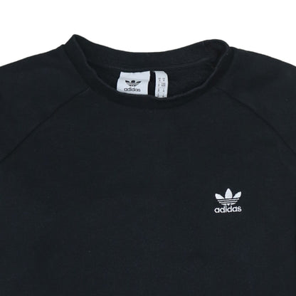 Adidas Men's Black Pullover Crew Neck Sweatshirt M Regular Fit