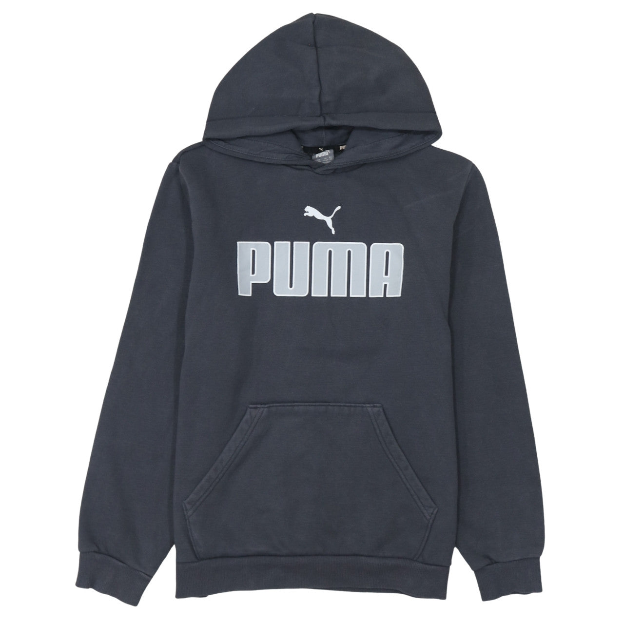 Boys UK Size 15-16 Years PUMA Blue Pullover Hoodie