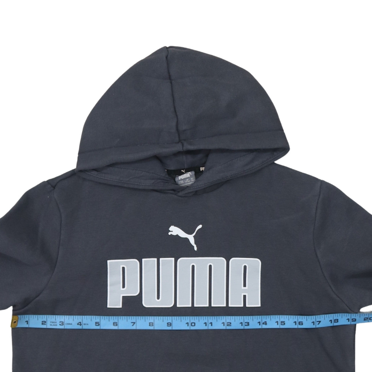 Boys UK Size 15-16 Years PUMA Blue Pullover Hoodie