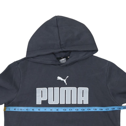 Boys UK Size 15-16 Years PUMA Blue Pullover Hoodie