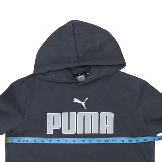 Boys UK Size 15-16 Years PUMA Blue Pullover Hoodie