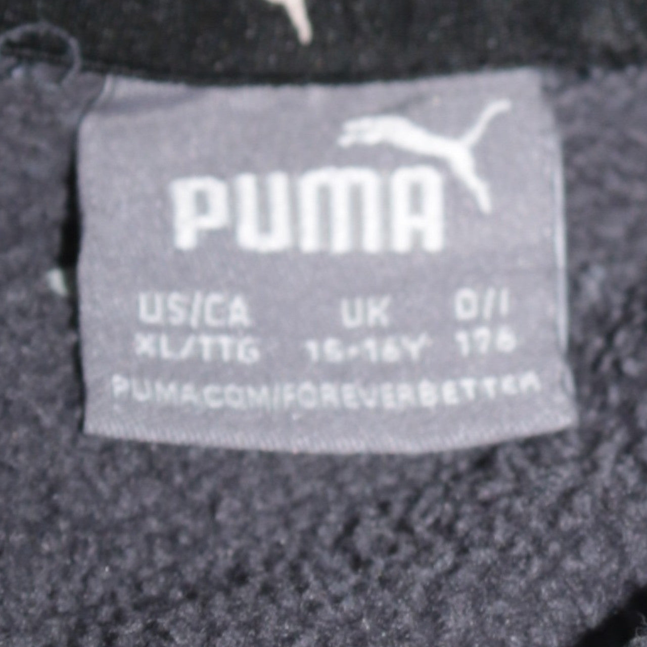 Boys UK Size 15-16 Years PUMA Blue Pullover Hoodie