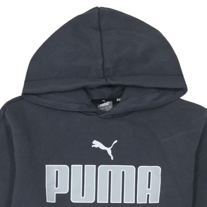 Boys UK Size 15-16 Years PUMA Blue Pullover Hoodie
