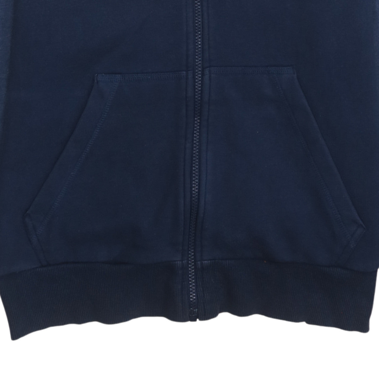 Mens UK Size L adidas Blue Full Zip Hoodie