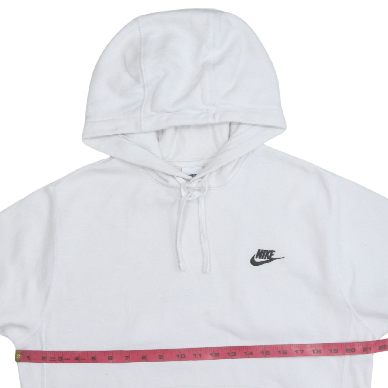 Mens UK Size S Nike White Pullover Hoodie