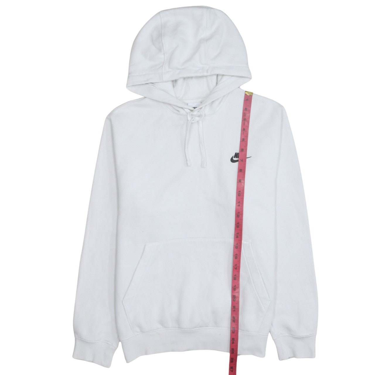 Mens UK Size S Nike White Pullover Hoodie