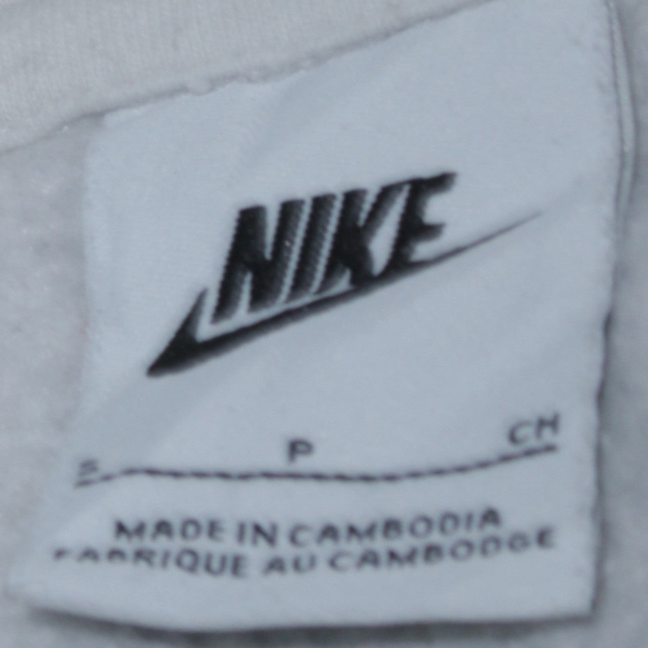 Mens UK Size S Nike White Pullover Hoodie
