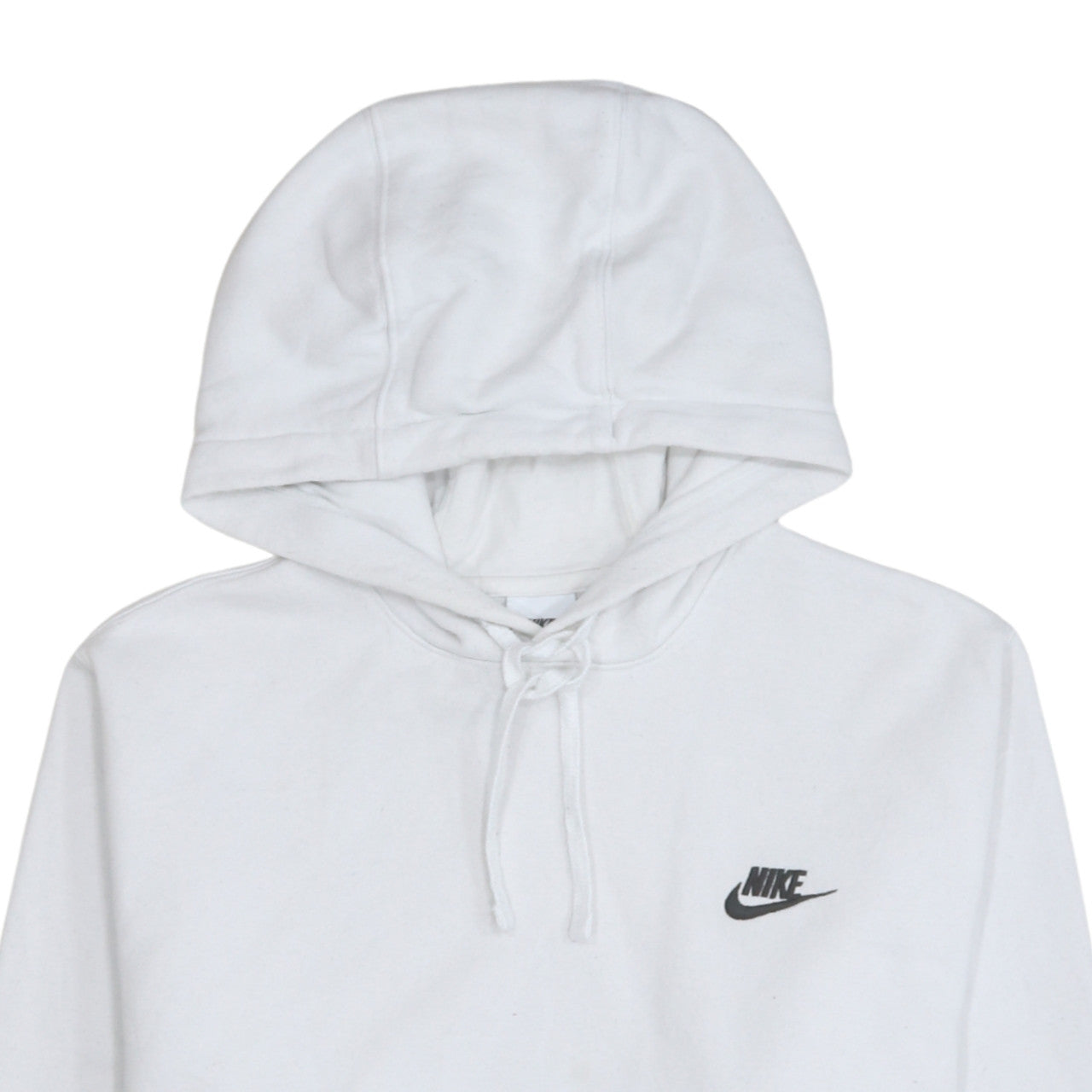 Mens UK Size S Nike White Pullover Hoodie