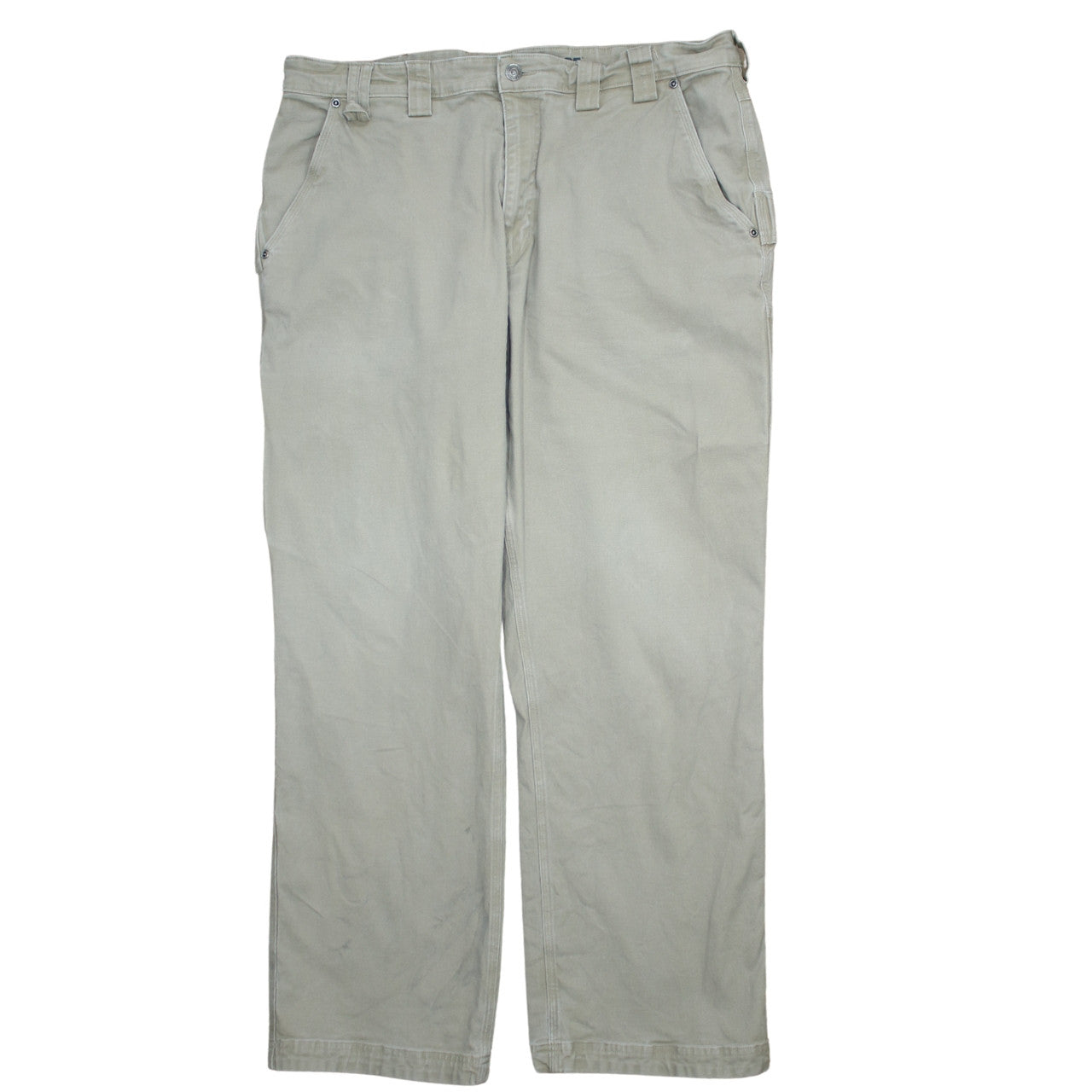 Mens UK Size 40 Duluth Trading Co Regular Fit Cargo Beige Trousers