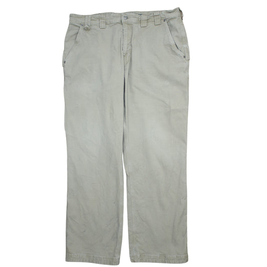 Mens UK Size 40 Duluth Trading Co Regular Fit Cargo Beige Trousers