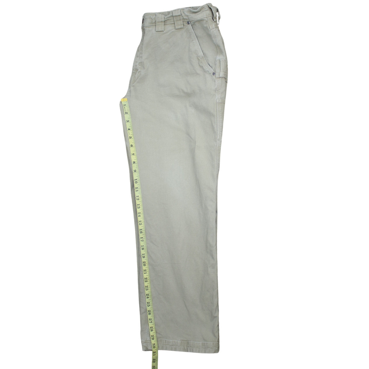 Mens UK Size 40 Duluth Trading Co Regular Fit Cargo Beige Trousers