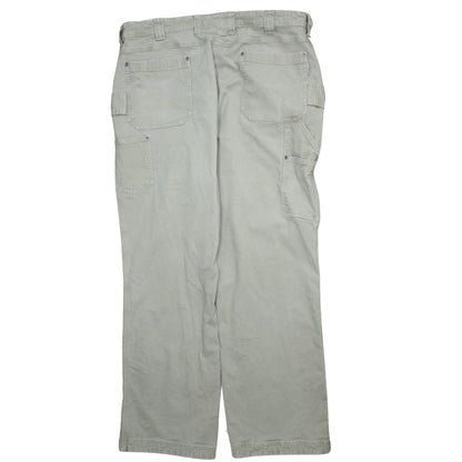 Mens UK Size 40 Duluth Trading Co Regular Fit Cargo Beige Trousers