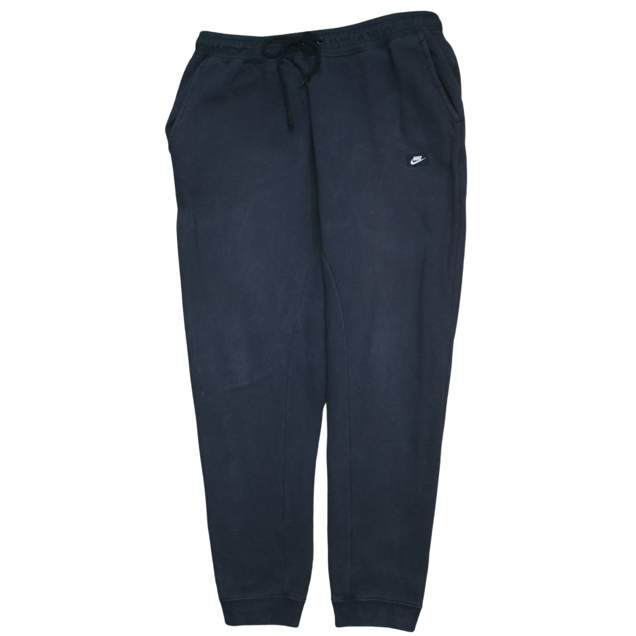 Mens UK Size M Nike Regular Fit Jogger Black Trousers