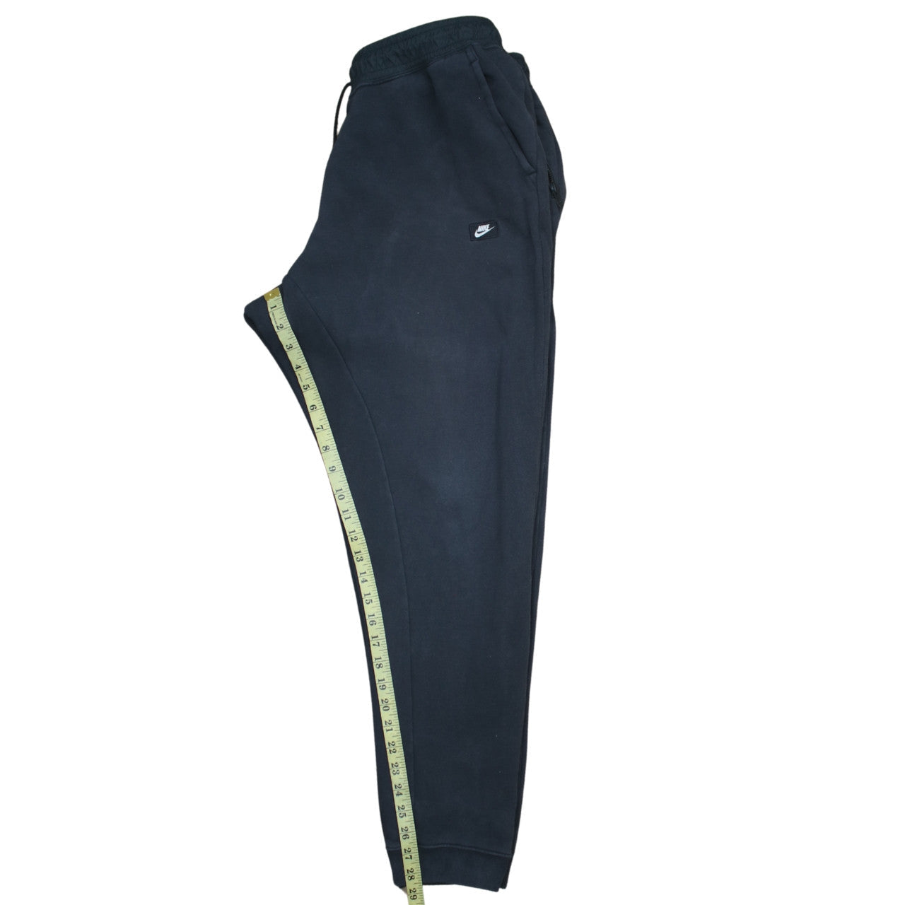 Mens UK Size M Nike Regular Fit Jogger Black Trousers