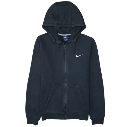 Mens UK Size M Nike Black Full Zip Hoodie