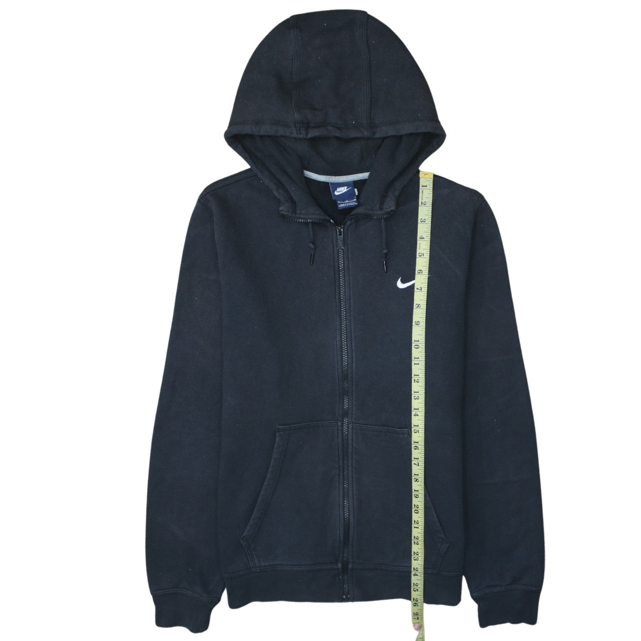 Mens UK Size M Nike Black Full Zip Hoodie