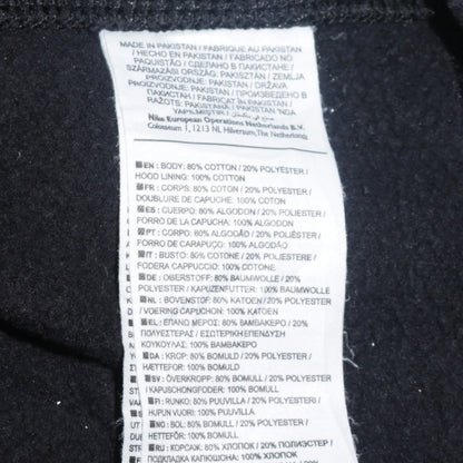 Mens UK Size M Nike Black Full Zip Hoodie