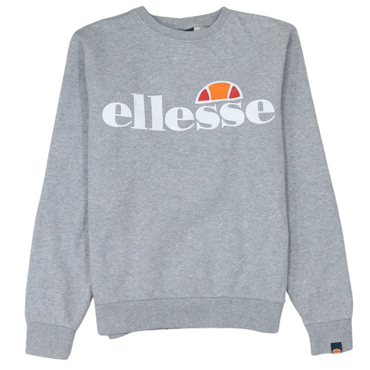 Womens UK Size 6 ellesse Grey Pullover Sweatshirt