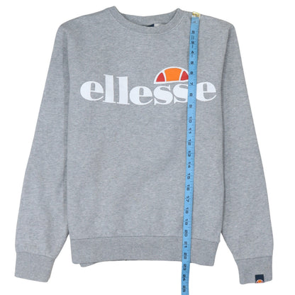 Womens UK Size 6 ellesse Grey Pullover Sweatshirt
