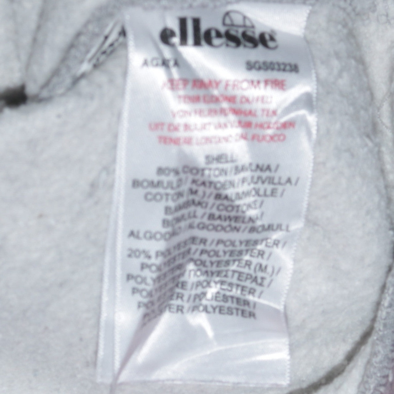 Womens UK Size 6 ellesse Grey Pullover Sweatshirt