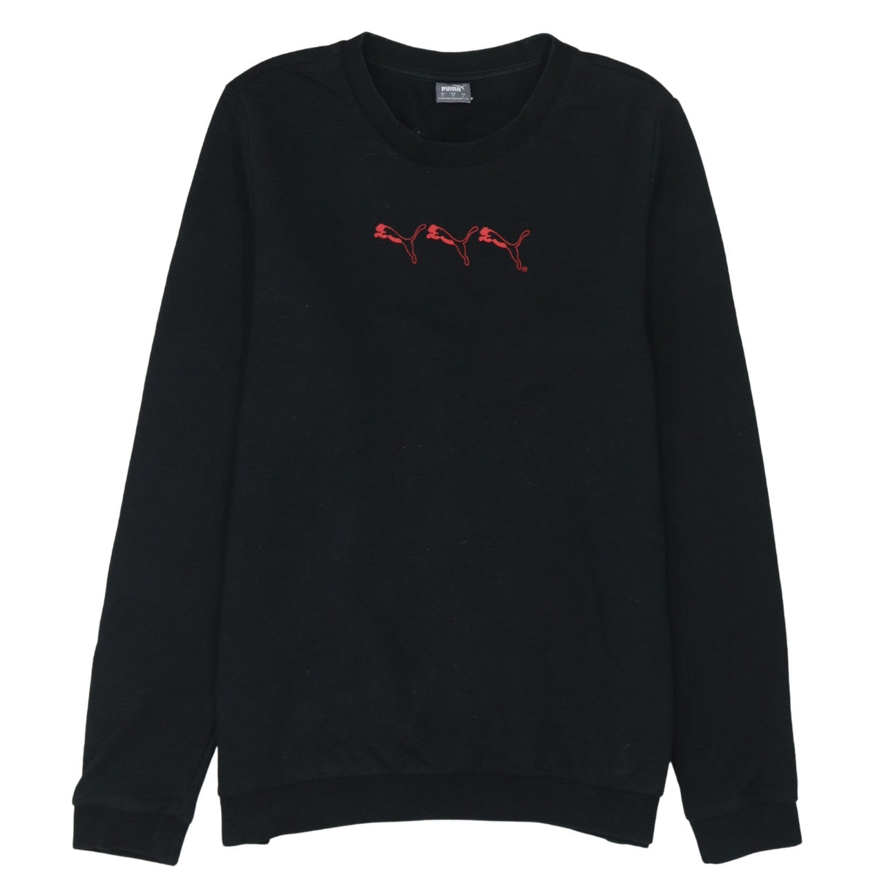 Mens UK Size L PUMA Black Pullover Sweatshirt