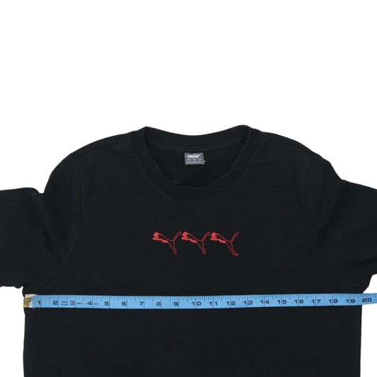 Mens UK Size L PUMA Black Pullover Sweatshirt