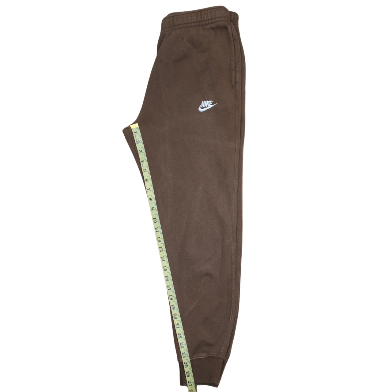 Mens UK Size M Nike Regular Fit Sweatpants Brown Trousers