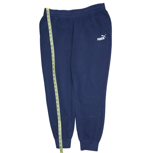 Womens UK Size 14 PUMA Regular Fit Jogger Blue Trousers