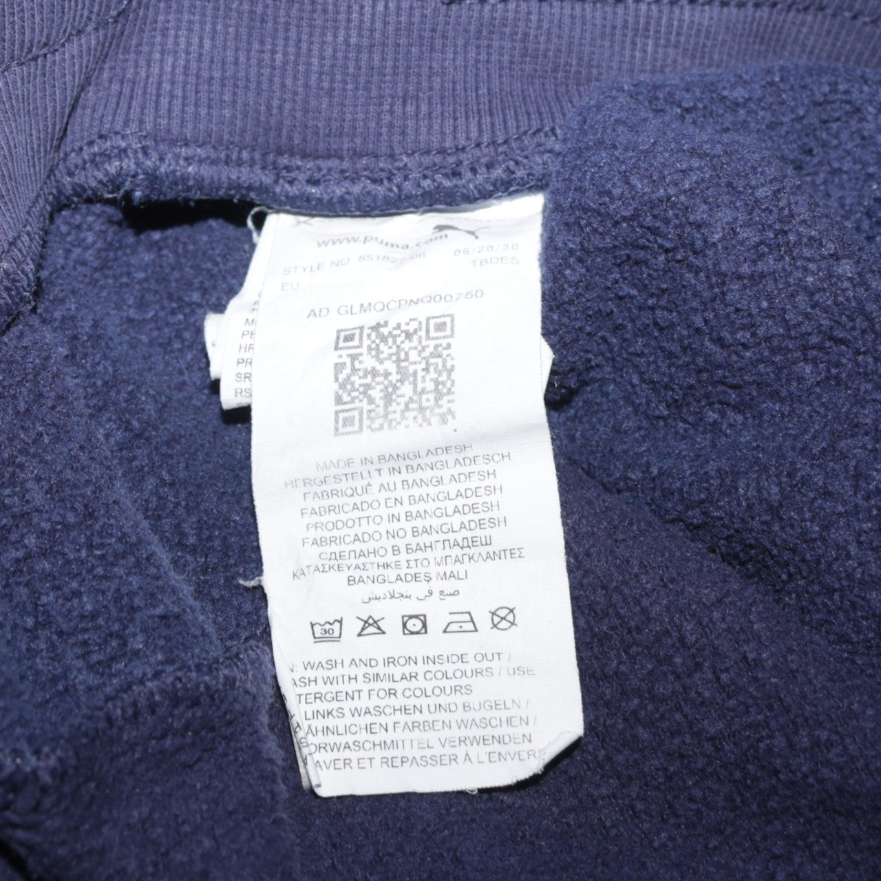 Womens UK Size 14 PUMA Regular Fit Jogger Blue Trousers