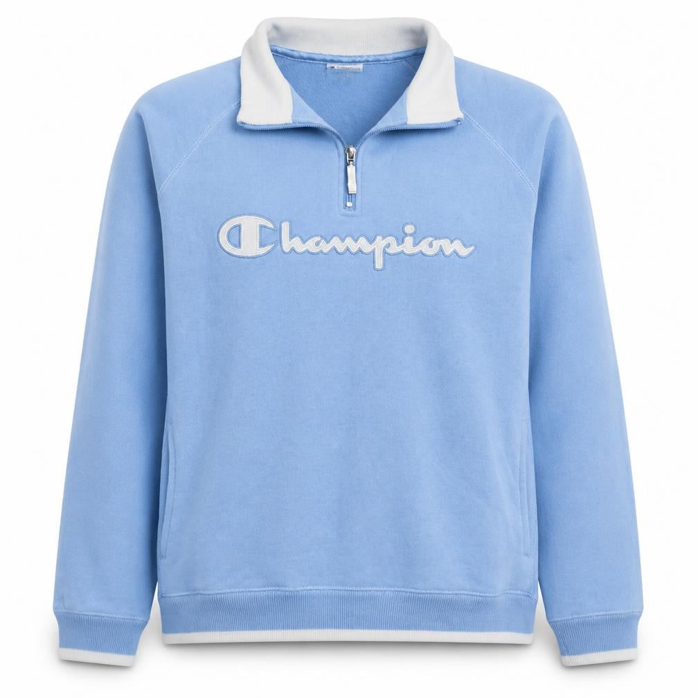Womens UK Size L Champion Blue Pullover Sweatshirt