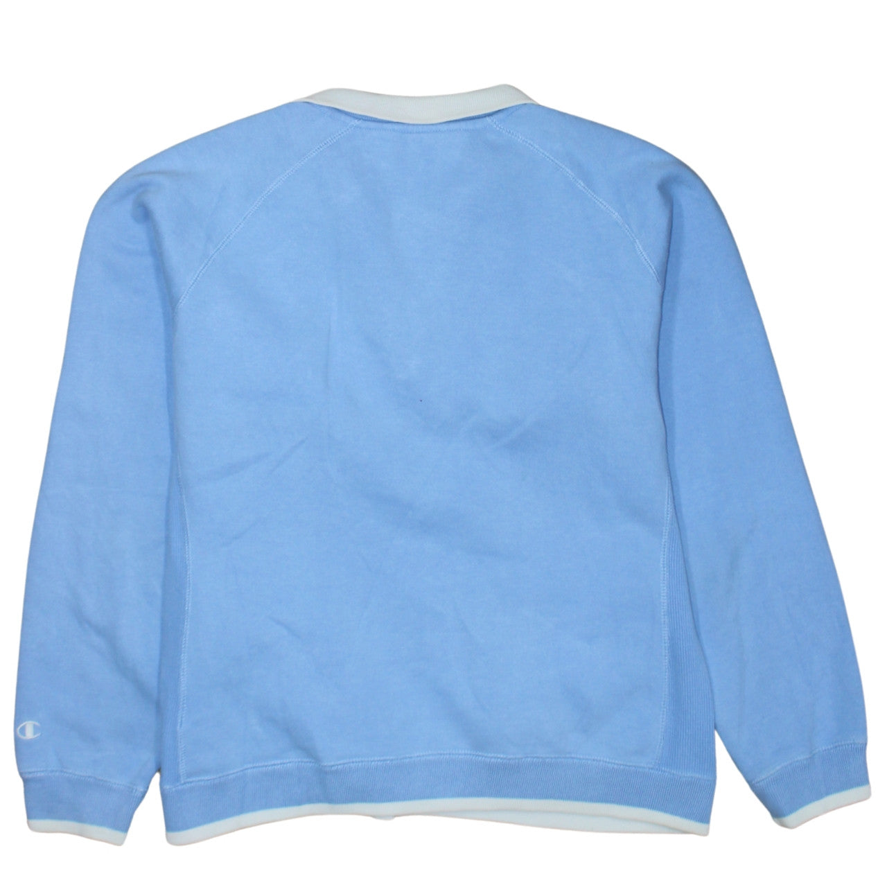 Womens UK Size L Champion Blue Pullover Sweatshirt