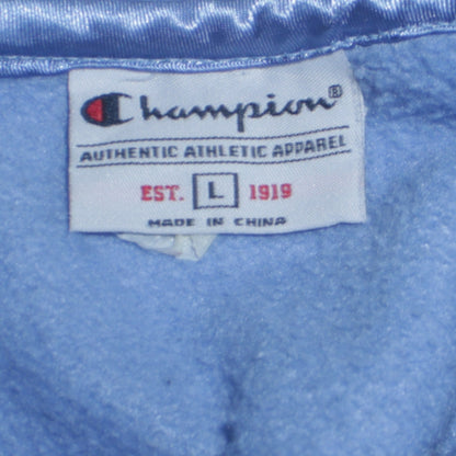 Womens UK Size L Champion Blue Pullover Sweatshirt
