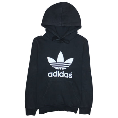 Womens UK Size 12 adidas Black Pullover Hoodie