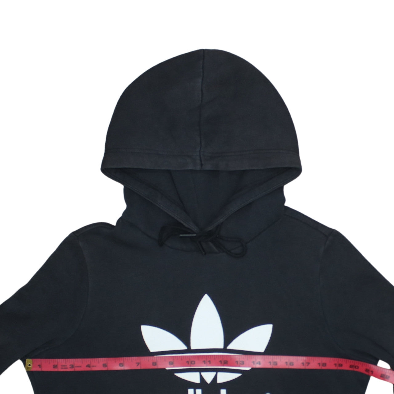 Womens UK Size 12 adidas Black Pullover Hoodie