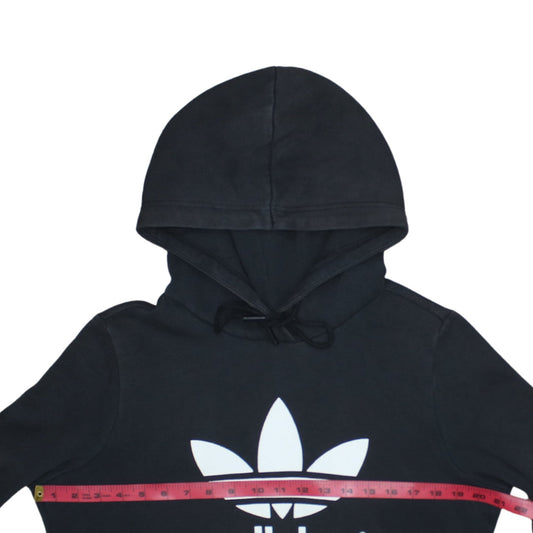 Womens UK Size 12 adidas Black Pullover Hoodie