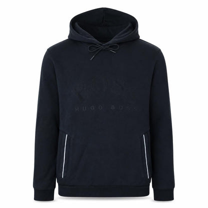 Mens UK Size S HUGO BOSS Black Pullover Hoodie
