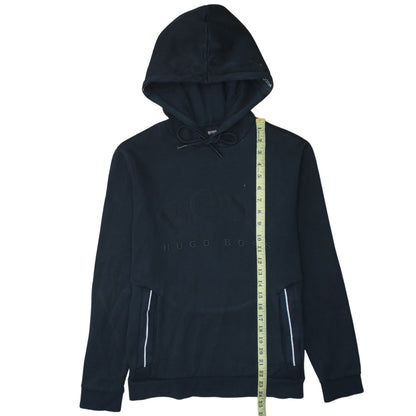 Mens UK Size S HUGO BOSS Black Pullover Hoodie