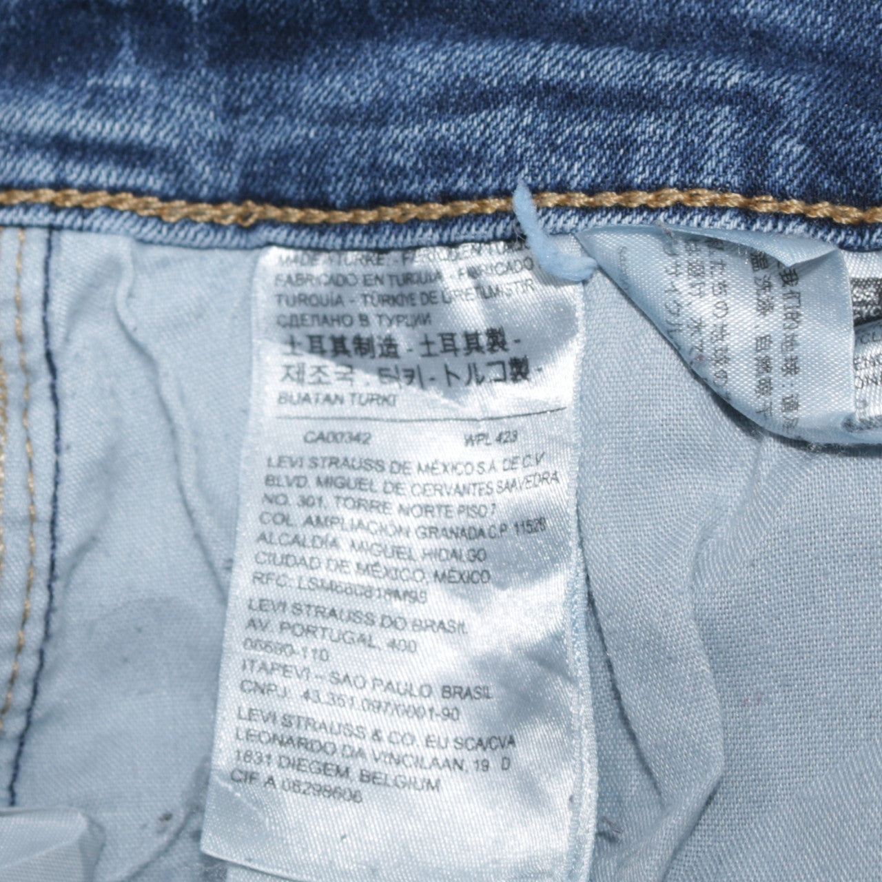 Womens UK Size 31 Levi's Regular Fit Bootcut Blue Jeans