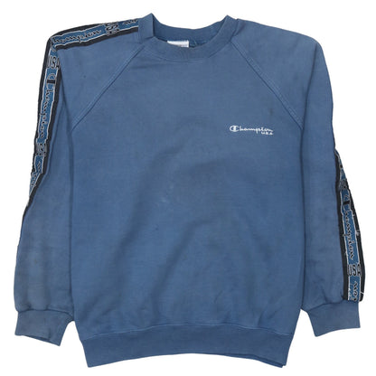 Mens UK Size L Champion Blue Pullover Sweatshirt