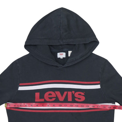 Mens UK Size S Levi's Black Pullover Hoodie