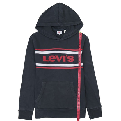 Mens UK Size S Levi's Black Pullover Hoodie