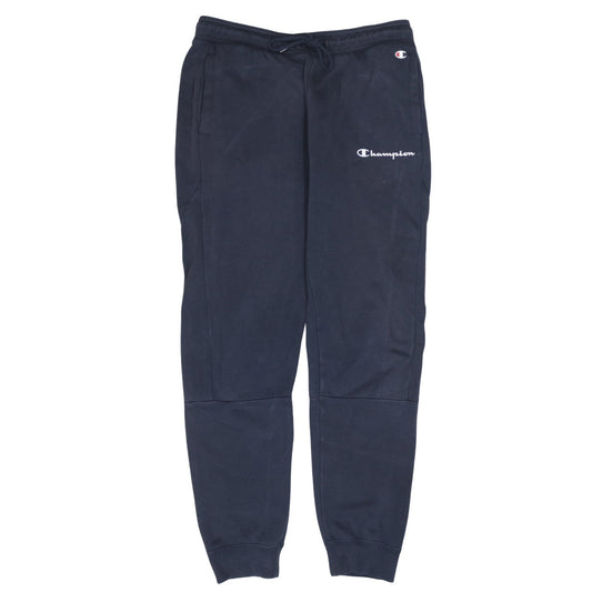 Mens UK Size S Champion Regular Fit Jogger Black Trousers